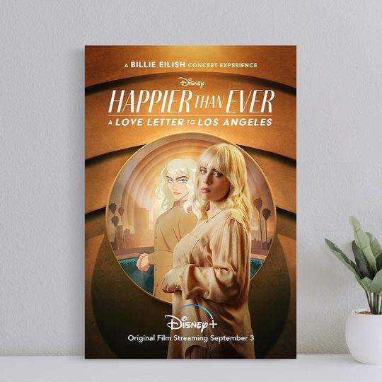 Happier Than Ever Poster, Wall Art Film Print