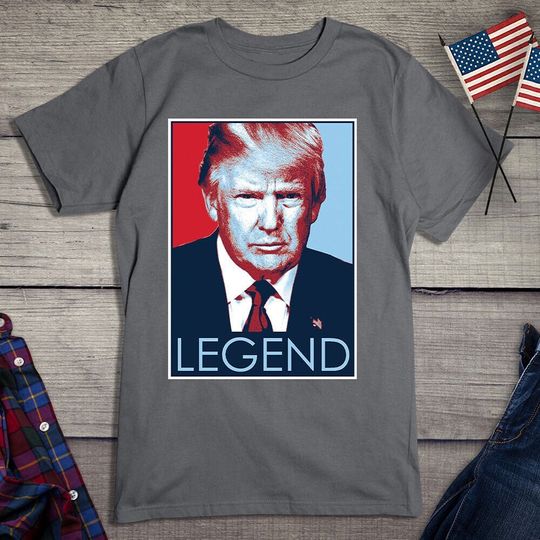 RWB Legend T-Shirt, President Donald Trump Tee, American Presidential Election Shirt, Political Tshirt
