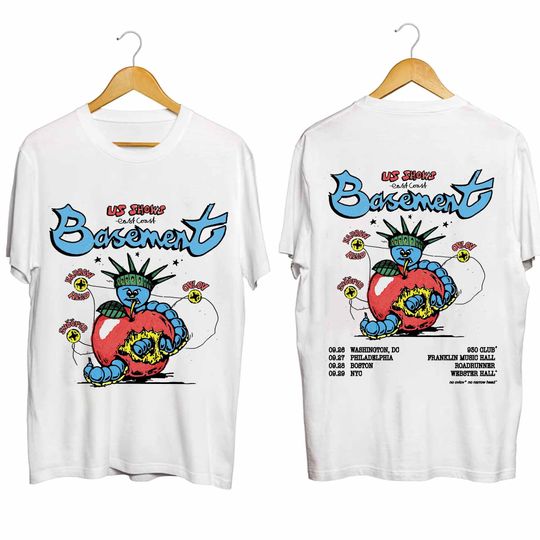 Basement 2024 Tour Shirt, Basement Band Fan Shirt