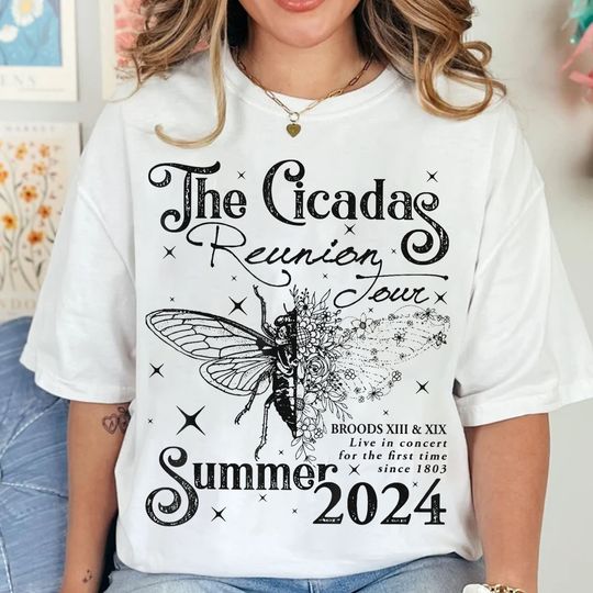 Cicada Reunion Tour Shirt, Cicada Shirt, Cicada Concert Tour 2024