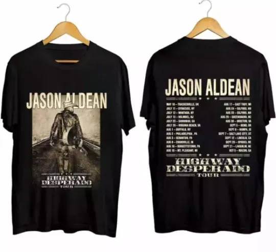 Jason Aldean Highway Desperado Tour 2024, Jason Aldean T-Shirt