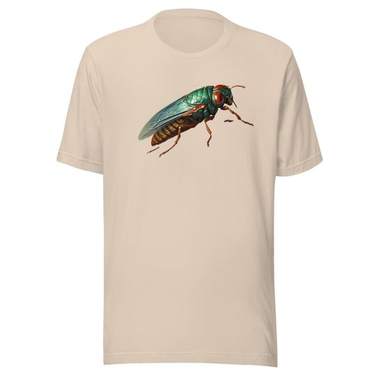 Cicada T-Shirt, T-shirt for bug lovers and entomologists