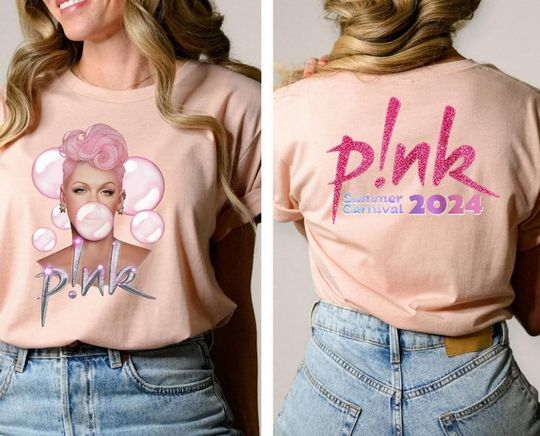 P!nk Pink Singer Summer Carnival 2024 Tour Shirt