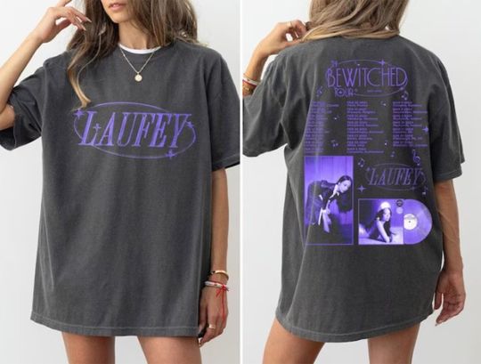 Laufey Tour 2024 Unisex T-Shirt Sweatshirt Hoodie, Laufey The Bewitched Tour