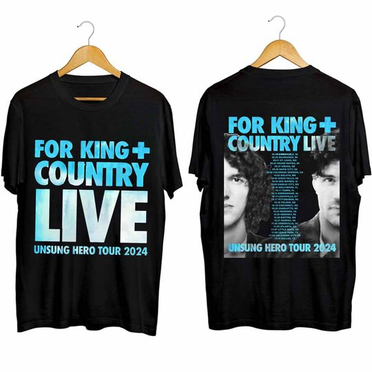 For King + Country Unsung Hero Tour 2024 Shirt