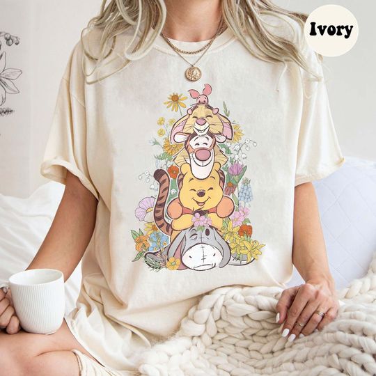 The Pooh Shirt, Disney Pooh Bear Shirt, Retro Winnie The Pooh And Friends Shirt
