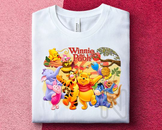 Winnie the Pooh Shirt, Pooh Bear Tigger Piglet, Winnie Bear Birthday Shirt