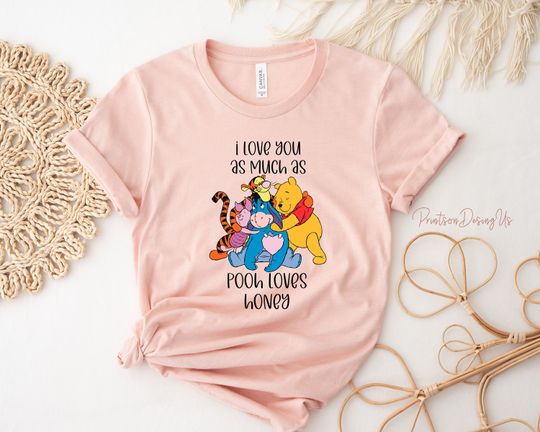 Winnie The Pooh Friends Shirt, Disney Winnie The Pooh Shirt, Pooh Shirt