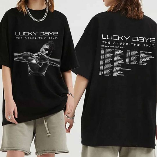 Lucky Daye - The Algorithm Tour 2024 Shirt, Lucky Daye Fan Shirt
