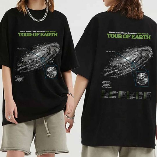 Glass Animals - Tour of Earth 2024 Shirt, Tour of Earth 2024 Shirt