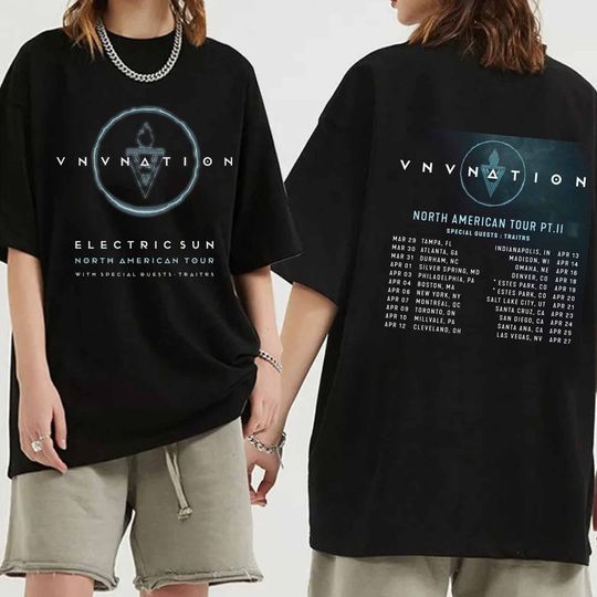 VNV Nation 2024 Tour Shirt, VNV Nation Band Fan Shirt