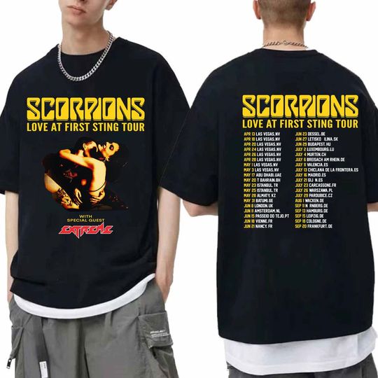 Scorpions Love At First Sting Tour 2024 Shirt, Scorpions 2024 Concert Shirt