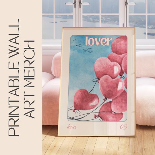 Lover Taylor Poster | Printable Wall Art | Subtle taylor