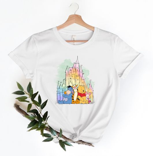Disney Winnie The Pooh And Friends Castle Shirt, Winnie The Pooh Castle Shirt