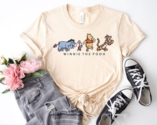 Winnie The Pooh T Shirt, Winnie The Pooh And Friends Shirt, Disney Pooh T-Shirt