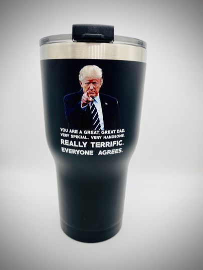 Trump Fathers Day Great Dad Tumbler
