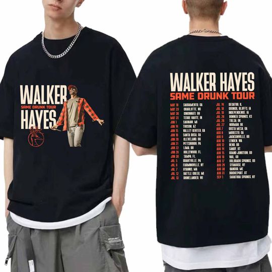 Walker Hayes - Same Drunk 2024 Tour Shirt