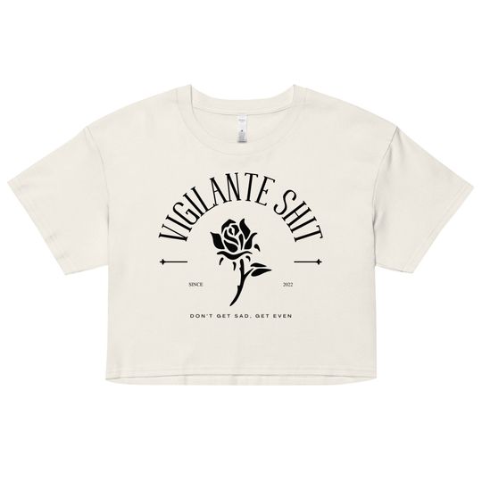 Vigilante Shit Relaxed Fit Womens crop top