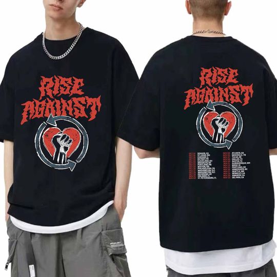 Rise Against 2024 Tour Shirt, Rise Against Band Fan Shirt