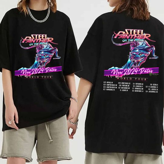 Steel Panther On the Prowl World Tour 2024 Shirt