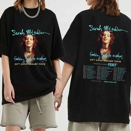 Sarah McLachlan Fumbling Towards Ecstasy 30th Anniversary Tour Shirt