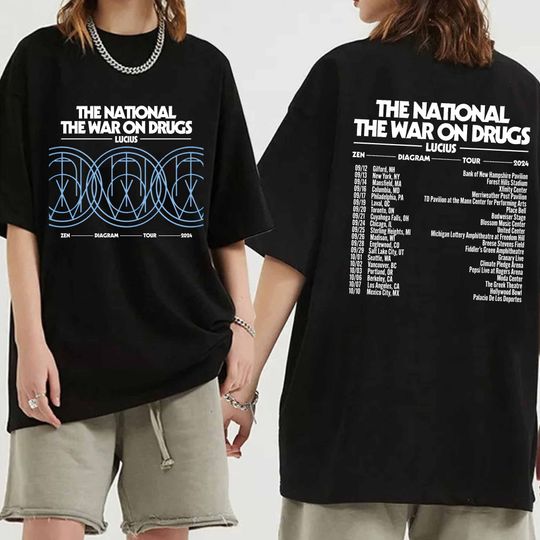 The National and The War on Drugs - Zen Diagram Tour 2024 Shirt