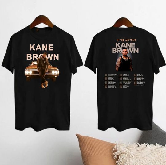 Kane Brown In The Air Tour 2024 Shirt, Kane Brown Fan Gift Shirt