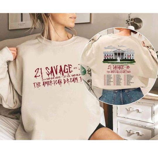 21 Savage - The American Dream Tour 2024 Sweatshirt