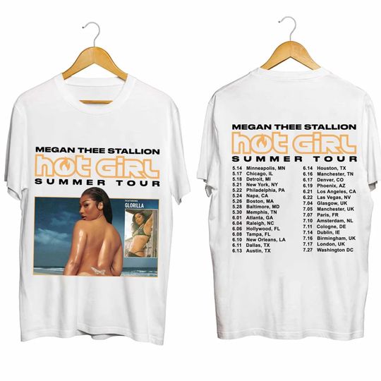 Megan Thee Stallion - Hot Girl Summer Tour 2024 Shirt, Megan Thee Stallion Fan Shirt