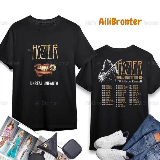 Hozier Shirt, Hozier Work Song Tee, Hozier Music Tour, Hozier Unreal Unearth Tour 2024 T-shirt, Music Tour 2024 Shirt, Hozier Concert