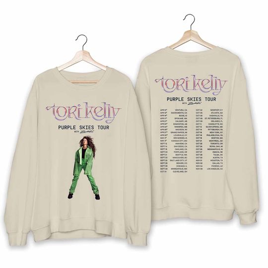 Tori Kelly Purple Skies 2024 Tour Sweatshirt