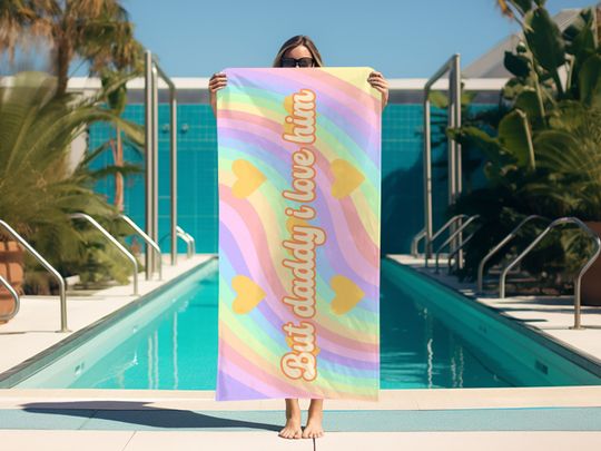 Tay Swift TTPD Little Mermaid Beach Towel
