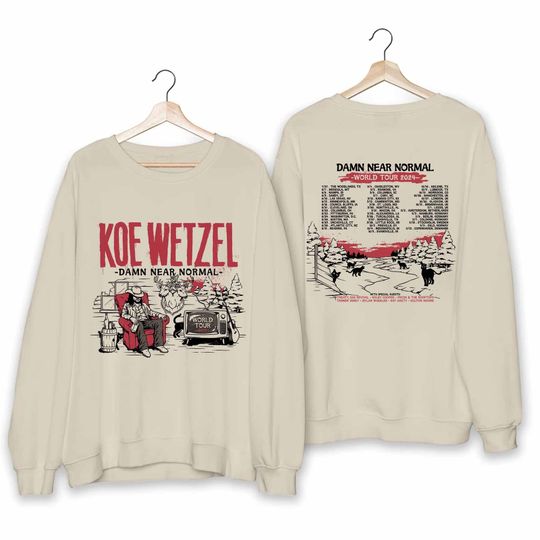 Koe Wetzel - Damn Near Normal World Tour 2024 Sweatshirt