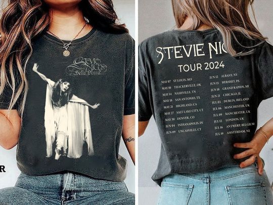 Classic Stevie Nick Music Tour 2side Shirt