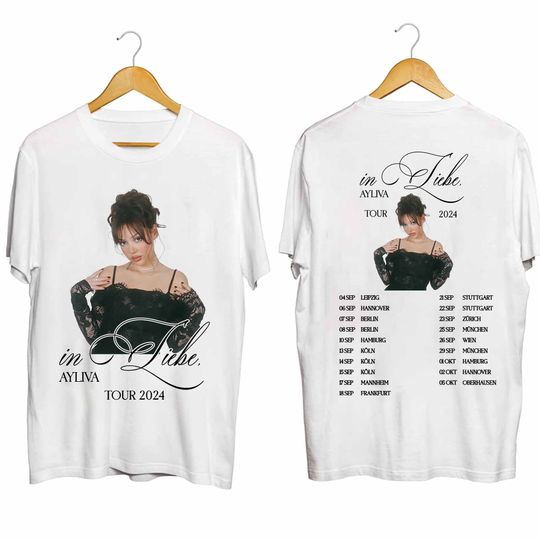 Ayliva In Liebe Tour 2024 Double Sided Shirt