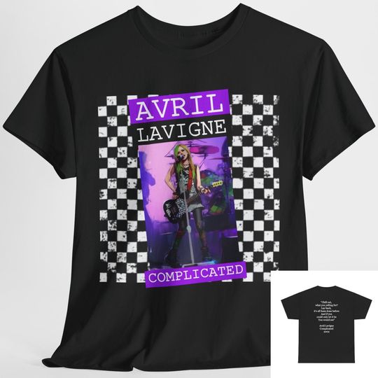 Lavigne Shirt, Pop Punk Music Shirt, Avril Lavigne Fan Gift