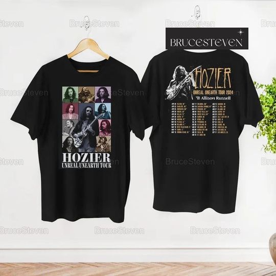 Vintage Hozier 2024 Tour Shirt, Hozier Unreal Unearth Tour 2024 Shirt