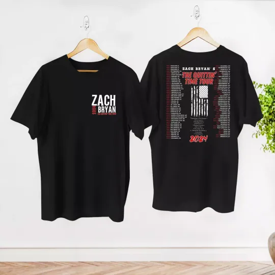 2024 Zach Bryan The Quittin Time Tour T-Shirt, Zach Bryan 2024 Tour Shirt