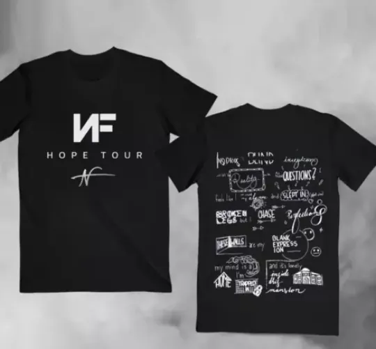 NF Hope Tour 2024 T-Shirt, Nf Hope Album T-Shirt, T-Shirt Gift For Fans