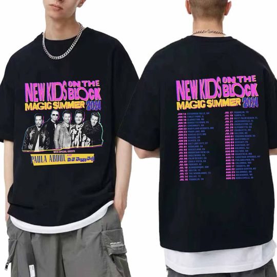 NK on The Block The Magic Summer Tour 2024 Shirt, NK on The Block Concert, NKOT Block 2024 Tour Shirt