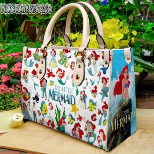 Personalized The Little Mermaid Handbag Wallet,The Little Mermaid Disney Handbag