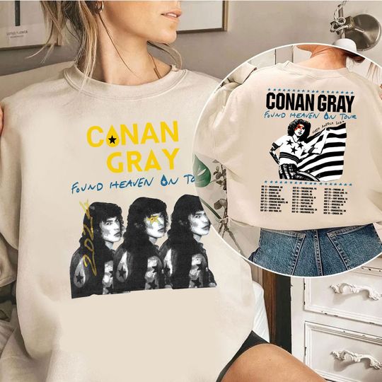 Conan Gray Found Heaven On Tour 2024 Shirt, Conan Gray 2024 Concert Shirt, Found Heaven On Tour 2024 Concert Tee