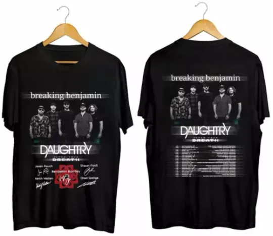 Breaking-Benjamin US Tour 2024 Signature T Shirt