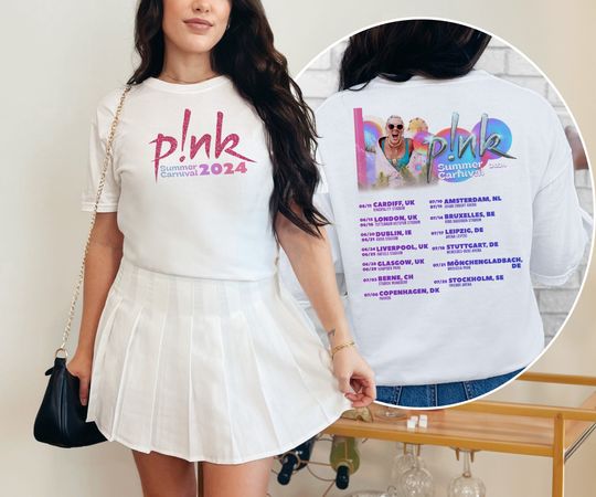 Pink Summer Carnival Tour T-Shirt, Unisex Tshirt, P!nk Summer Carnival 2024