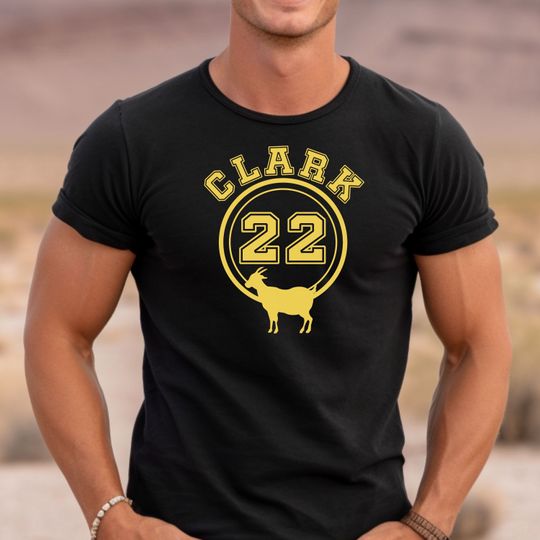 Clark 22 Goat Shirt Jersey Championship Basketball Tshirt
