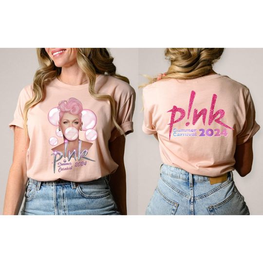 P!nk Summer Carnival Tour Shirt, Pink Fan Shirt, Concert