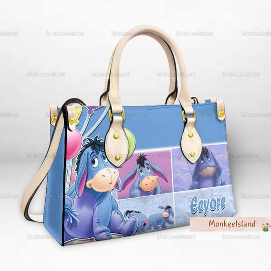 Funny Eeyore Leather Bag, Eeyore Winnie The Pooh Handbag, Disney Eeyore Women Handbag, Eeyore Shoulder Handbag