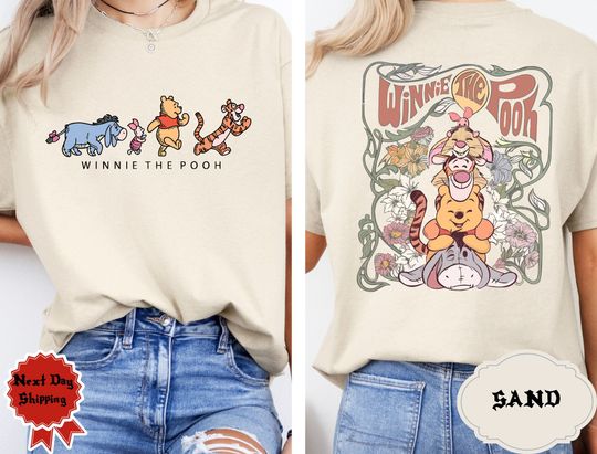 Retro Winnie The Pooh  Shirt, Pooh And Friends Tshirt, Disney Pooh Shirt