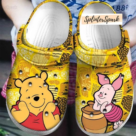 Pooh And Piglet Clogs, Winnie The Pooh Gift, Winnie The Pooh Disney Couple