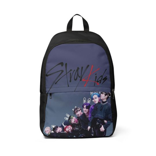 Stray Kids Fabric Backpack, Kpop Backpack, music lover backpack